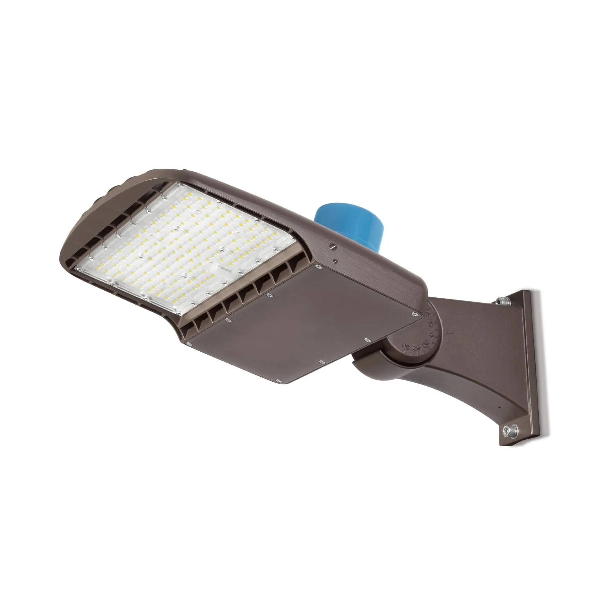 100W LED Parking Lot Light - Direct Mount - 14,000lm - 100/277VAC - Photocell - 5000K - DLC 5.1