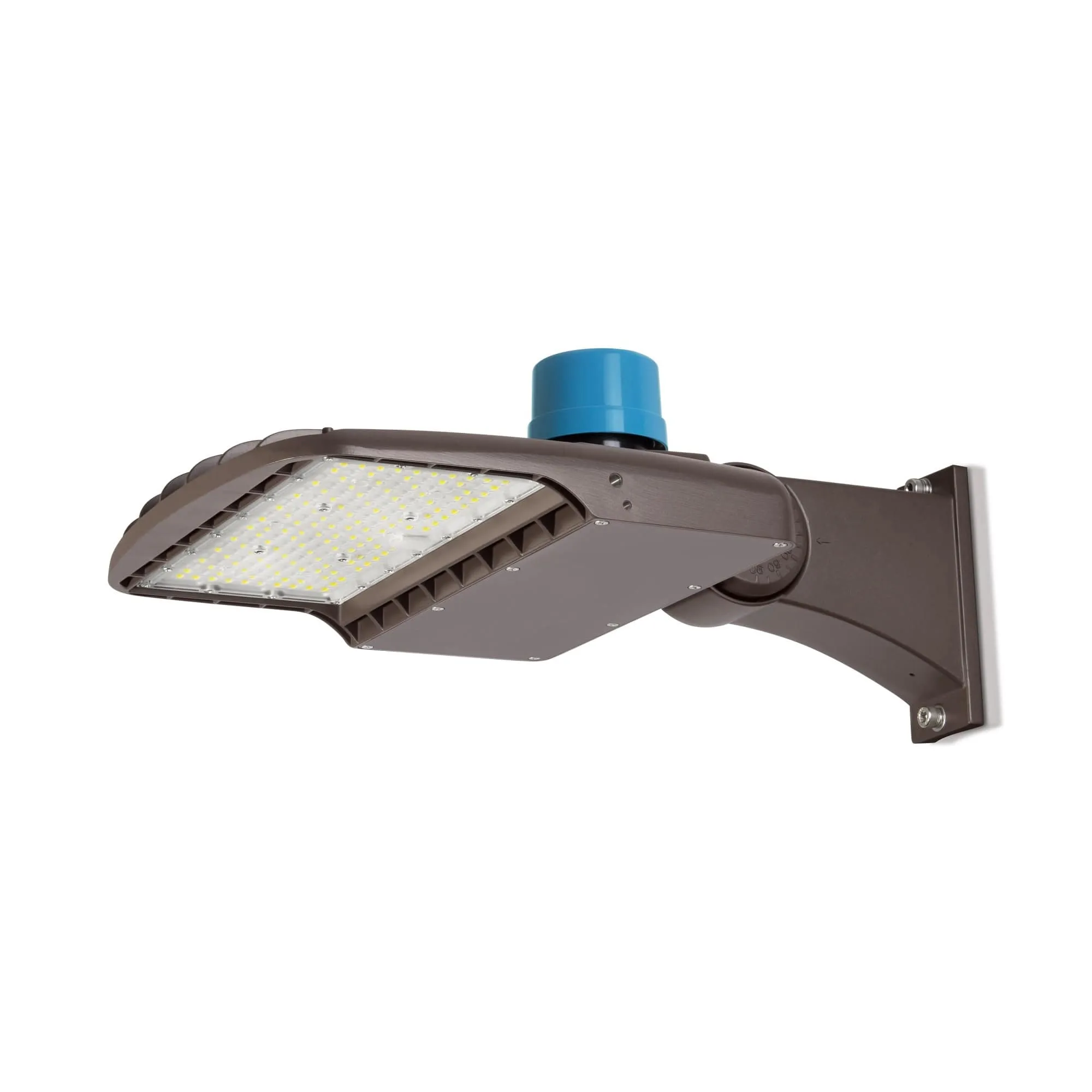 100W LED Parking Lot Light - Direct Mount - 14,000lm - 100/277VAC - Photocell - 5000K - DLC 5.1