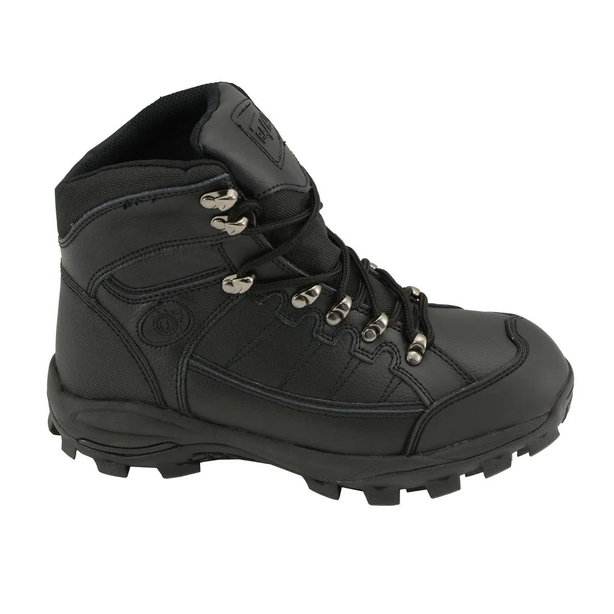 Bazalt MBM9129ST Men's Black Water and Frost Proof Leather Boots with Composite-Toe