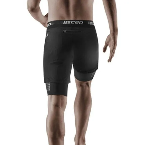 CEP Mens 2-in-1 Training Compression Shorts 20-30mmHg