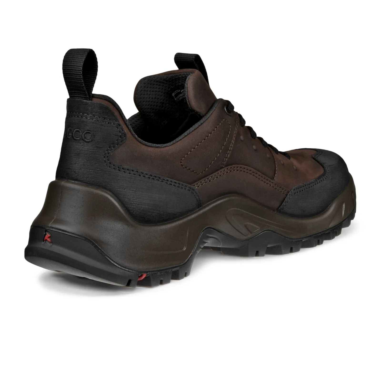 ECCO Offroad Waterproof Low Hiking Boot (Men) - Black/Mocha