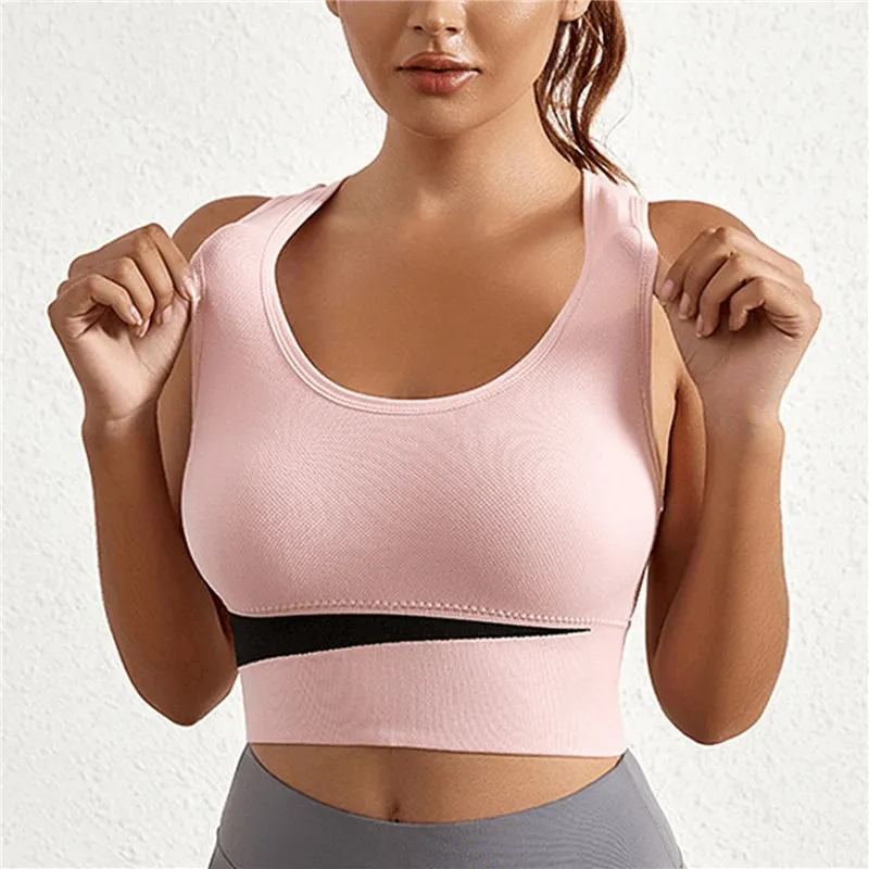 Elastic Sexy Wireless Women's Bras / Sports Top - SF0473