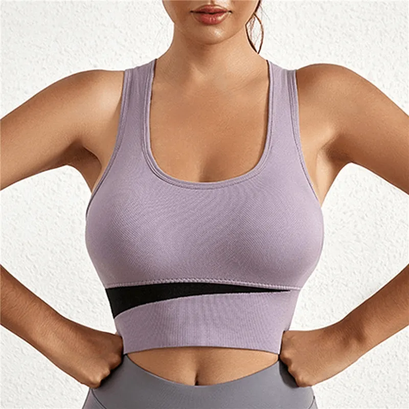 Elastic Sexy Wireless Women's Bras / Sports Top - SF0473