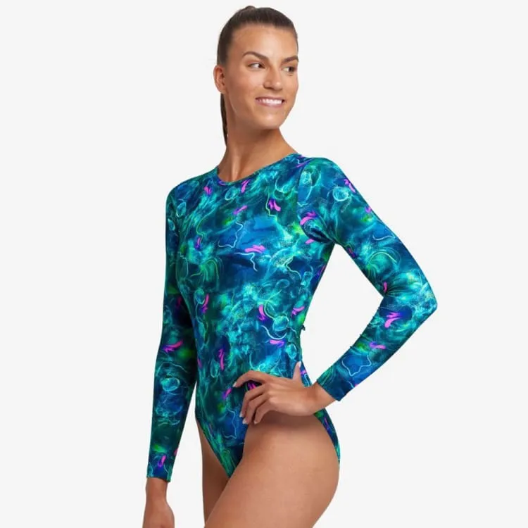 Funkita Women Long Shot One Piece-Polar Lights