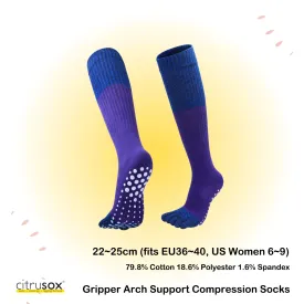 Gripper Arch Support Compression Knee Socks