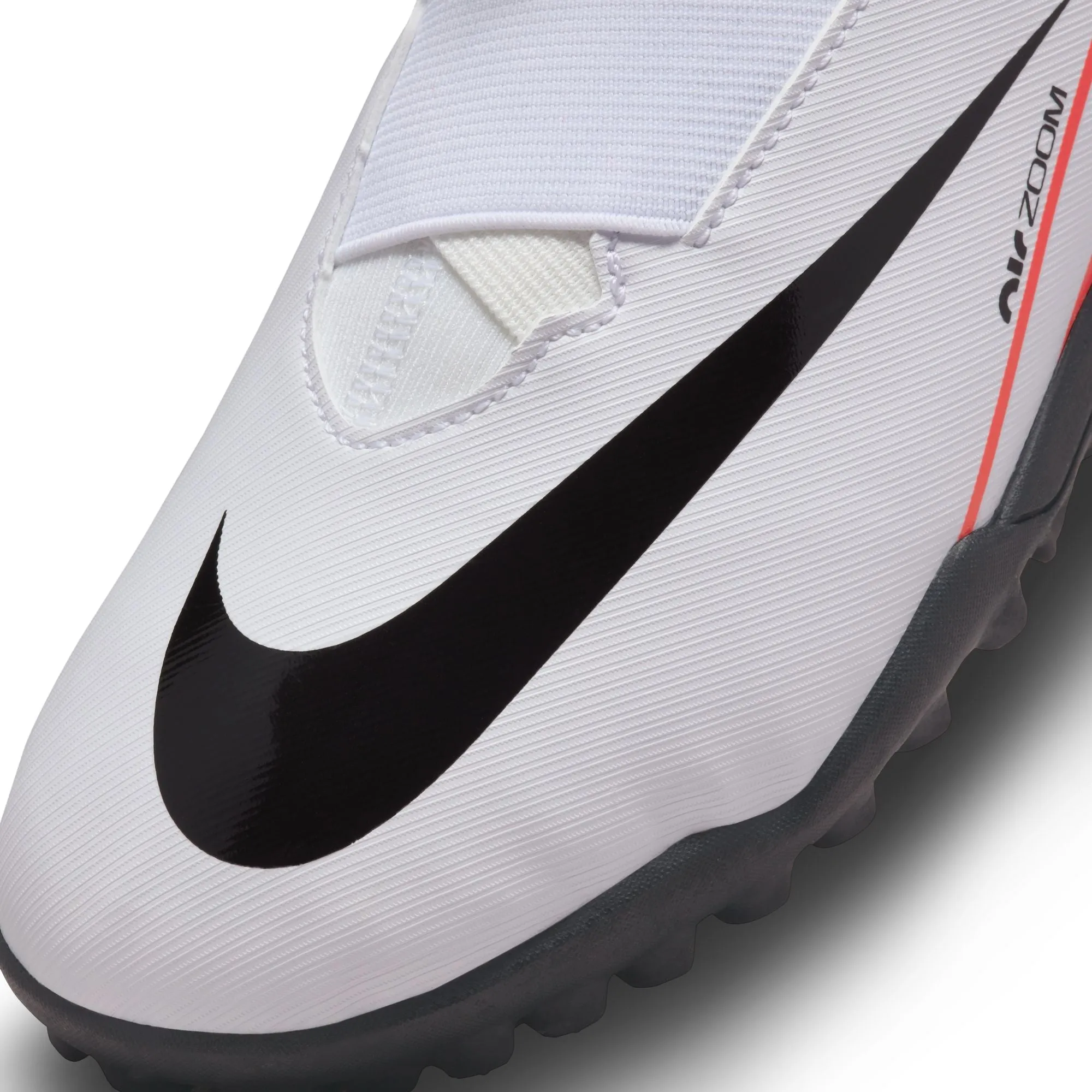 Junior Zoom Superfly 9 Academy TF [White/ Bright Crimson]