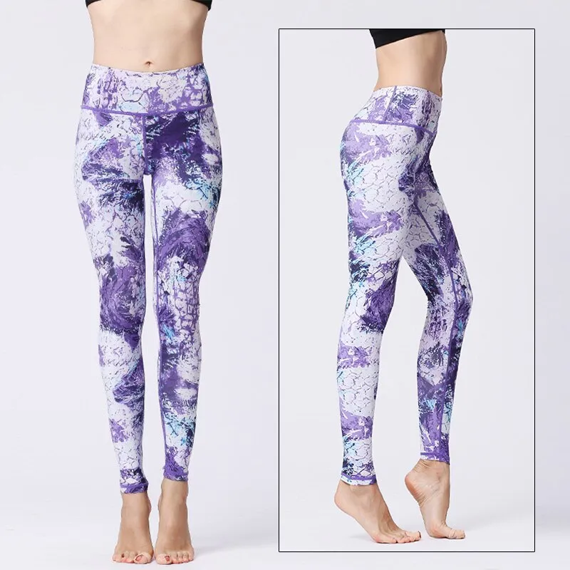 KittenAlarm - Mojoyce Cloud Hide Women Home Yoga Pants Fitness Gym Exercise Sports Leggings High Waist Sexy Long Print Tights Workout Running Trouser