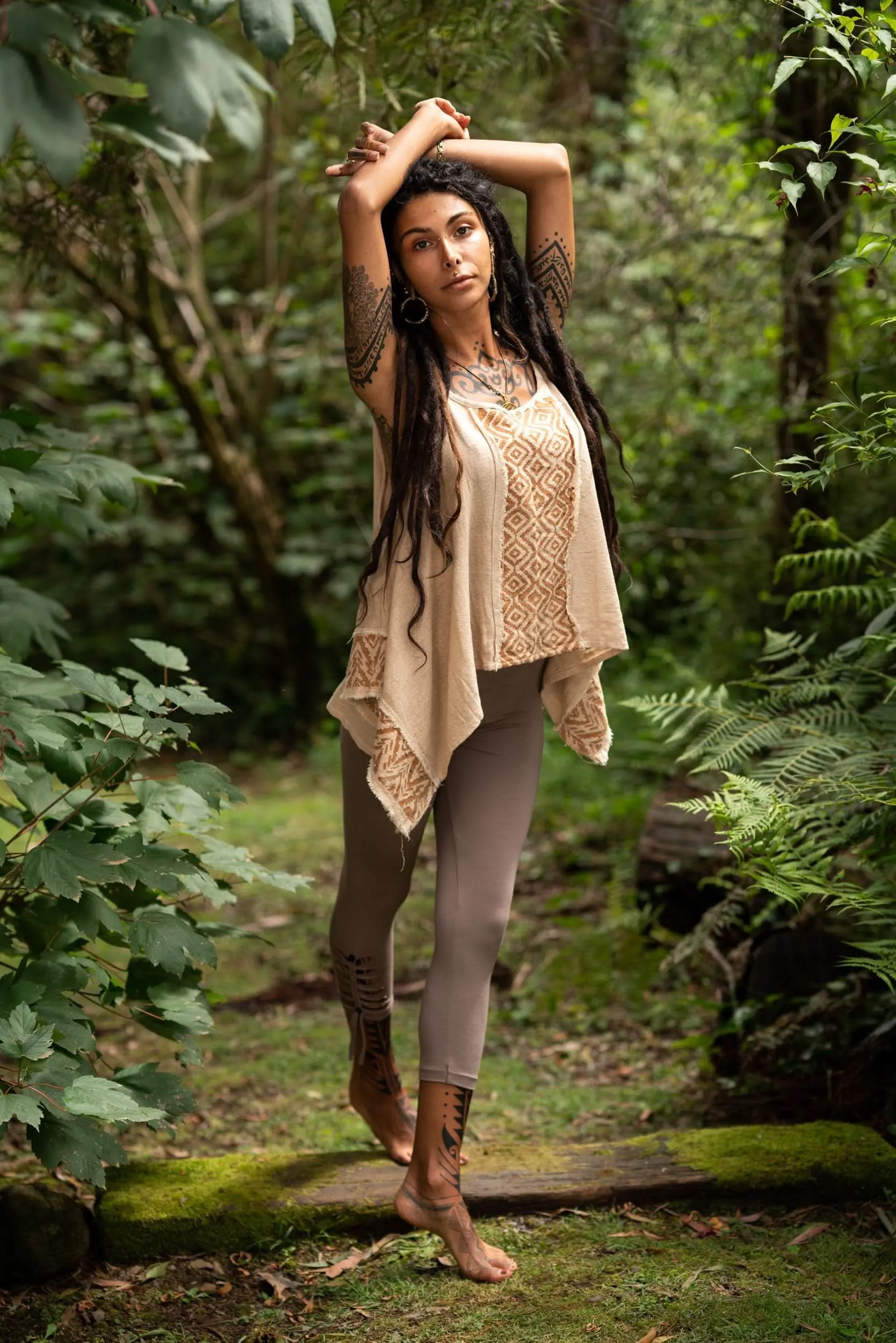 Lagartha Leggings - Tan