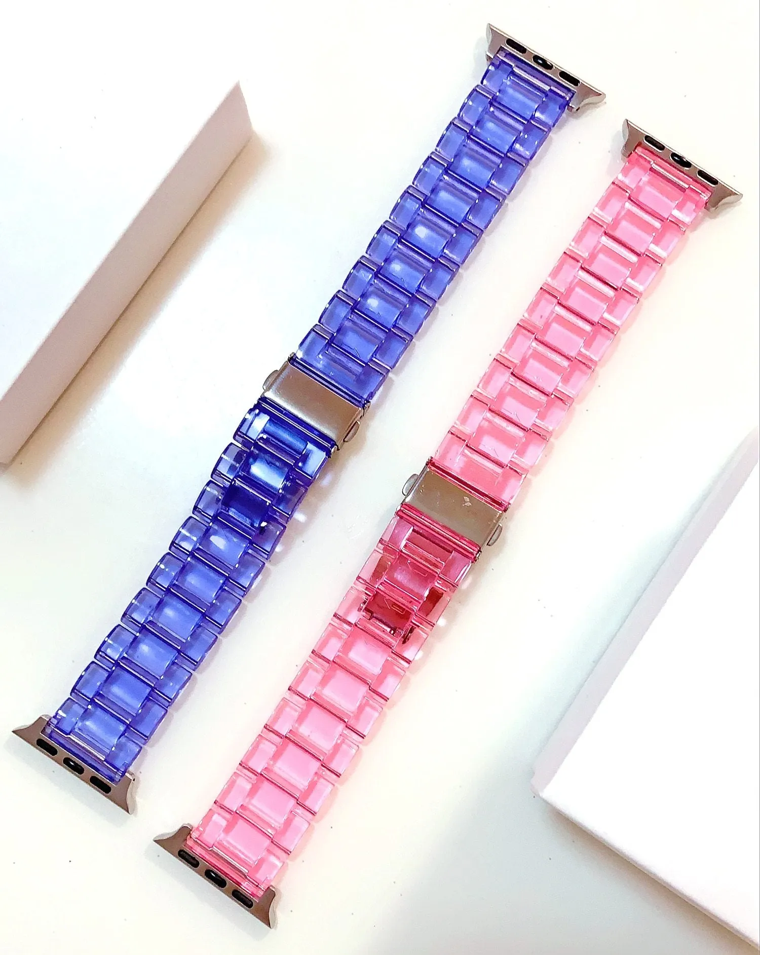 Loop Transparent Sports Band Strap iWatch Series 7 6 5 Wristwatch