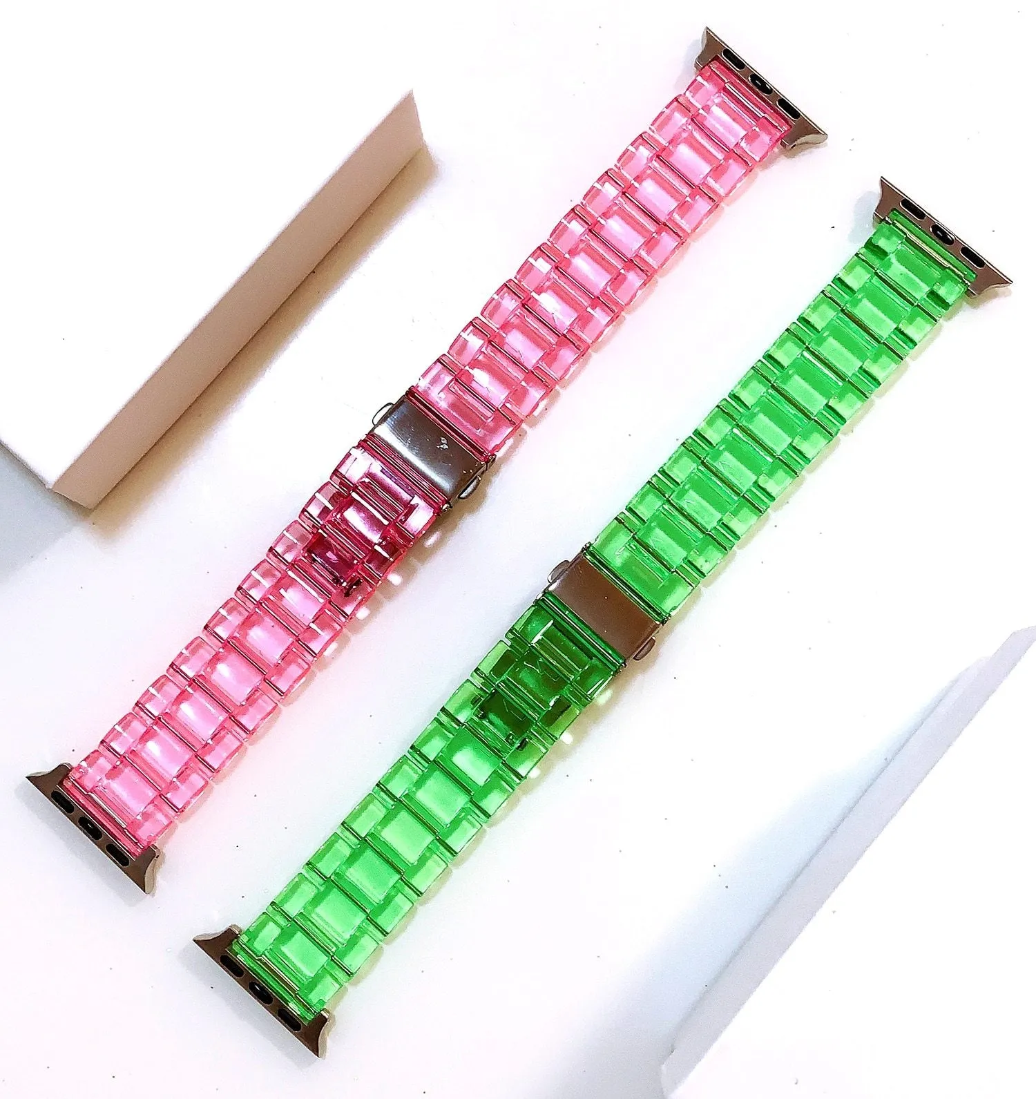 Loop Transparent Sports Band Strap iWatch Series 7 6 5 Wristwatch