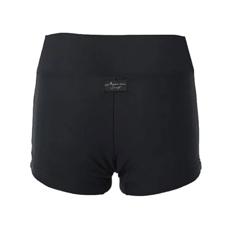 Maka-Hou Women Highcut Water Shorts-BLACK (Japanese Brand)