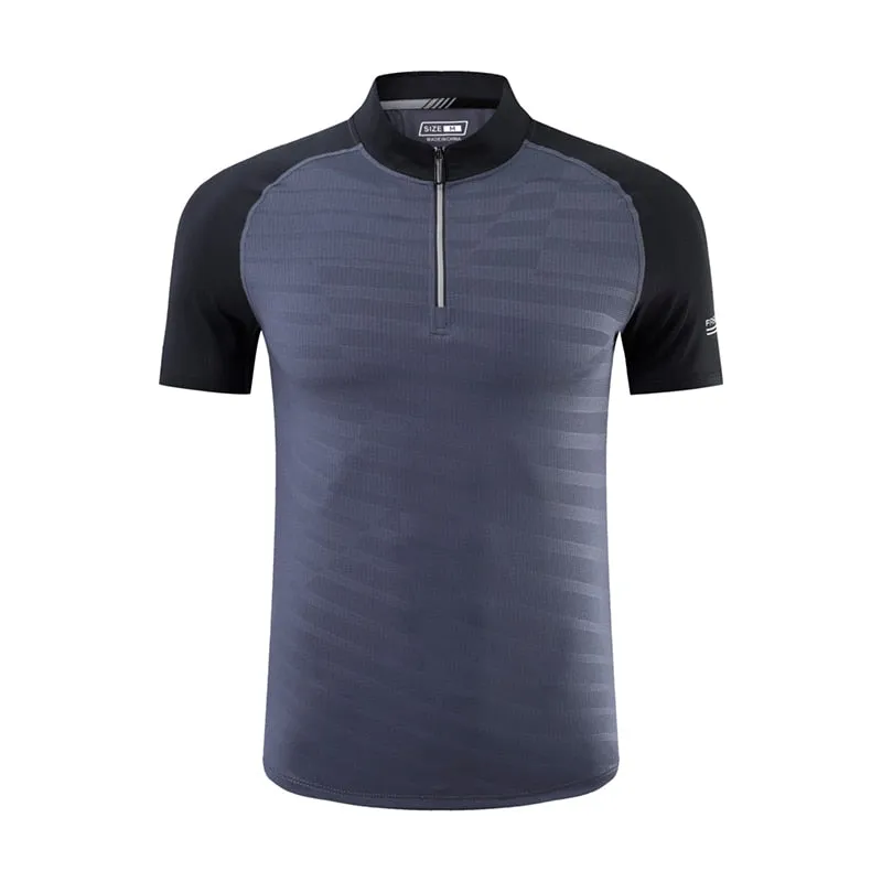 Men Sports T-shirts Running Quick Dry Gym Short Sleeve Summer Casual Outdoor Shirt Thin Fitness Tshirts