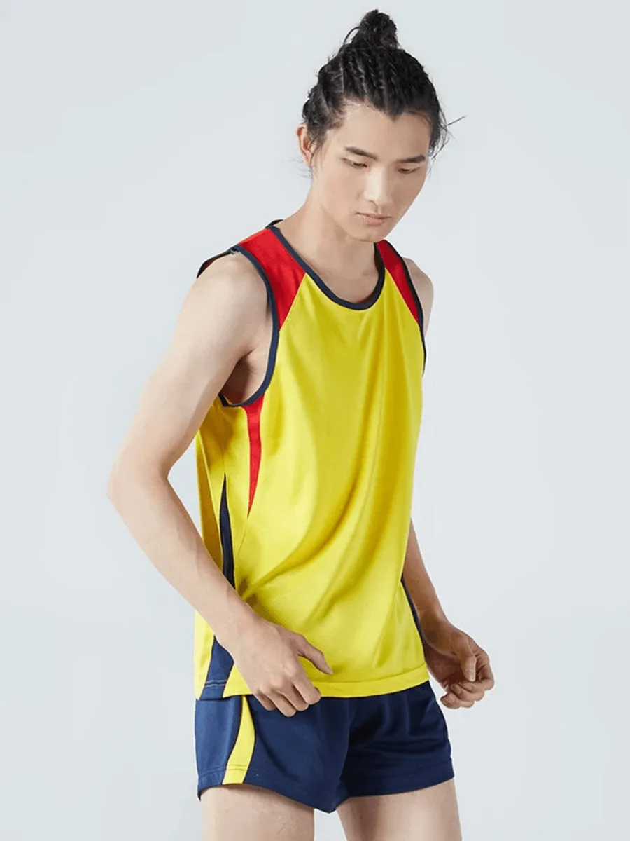 Men's Athletic Mesh Tank Top and Shorts Set - SF2042