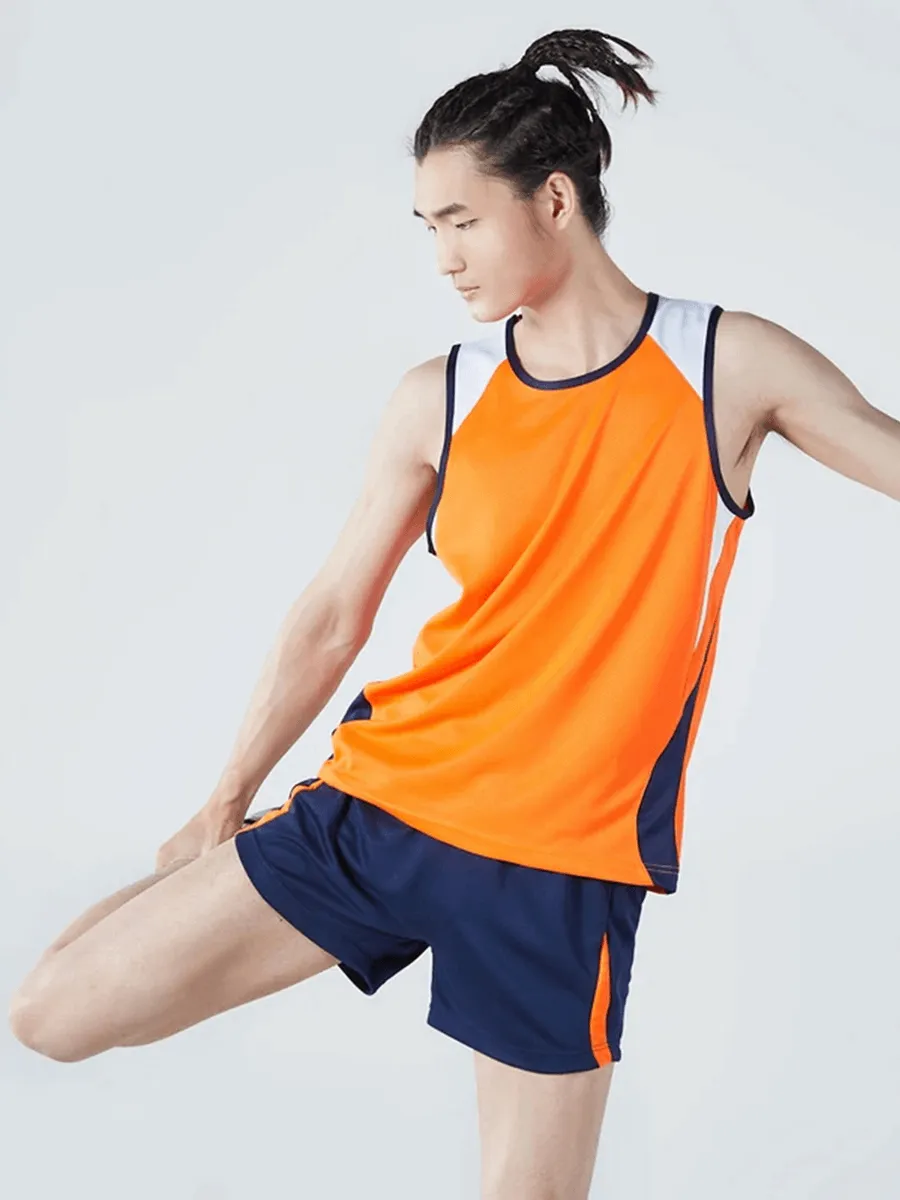 Men's Athletic Mesh Tank Top and Shorts Set - SF2042