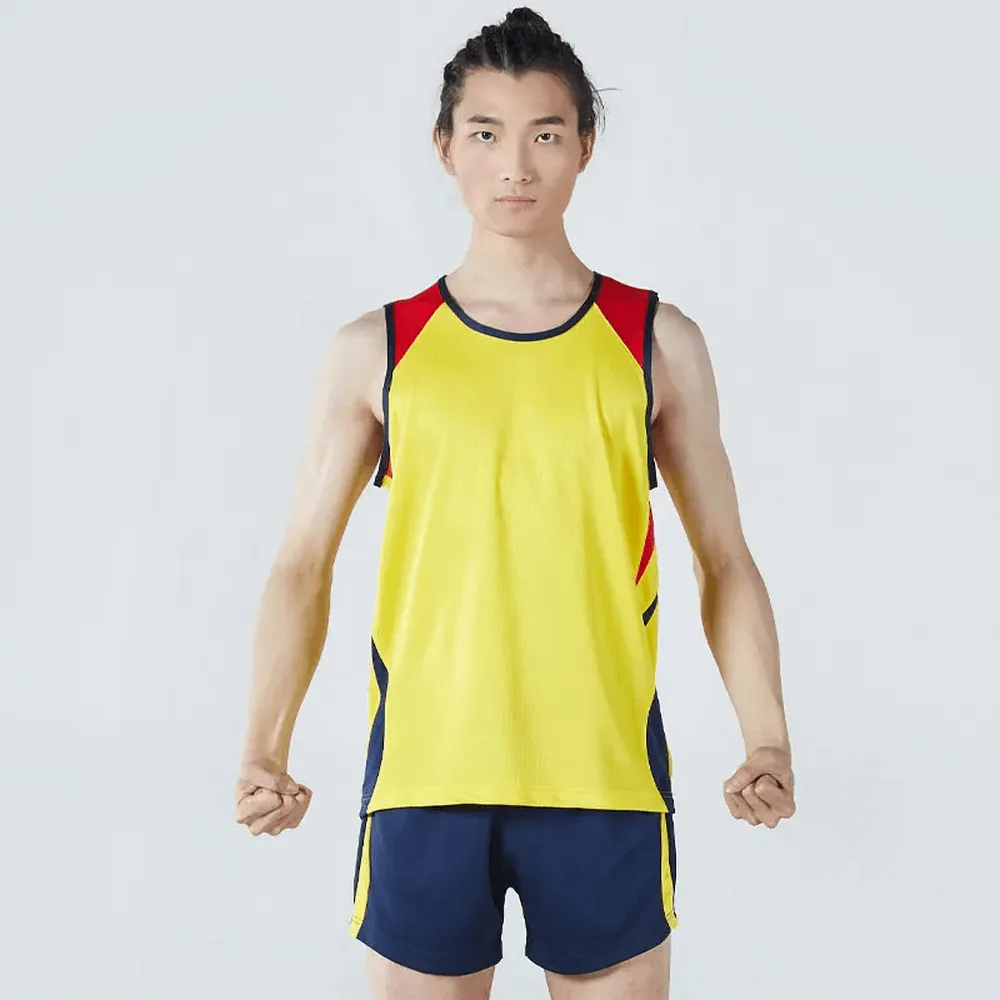 Men's Athletic Mesh Tank Top and Shorts Set - SF2042