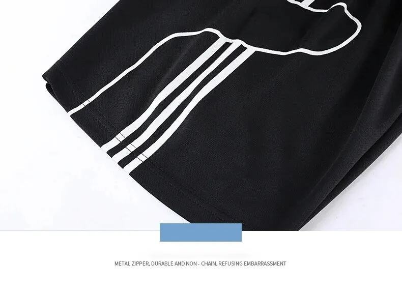 Men's Athletic Stripe T-Shirt and Shorts Set - SF2030