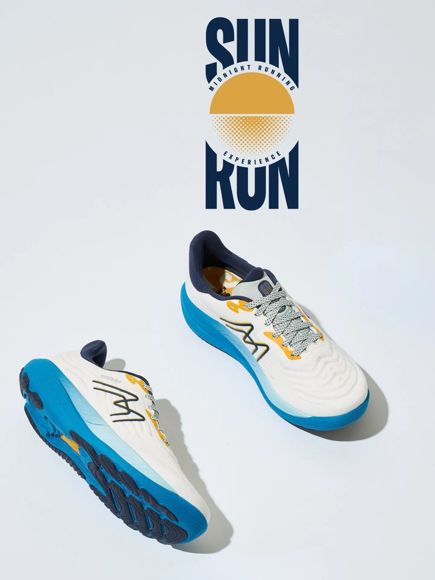 MEN'S IKONI 3.0 SUN RUN - WHITE / MOOD INDIGO