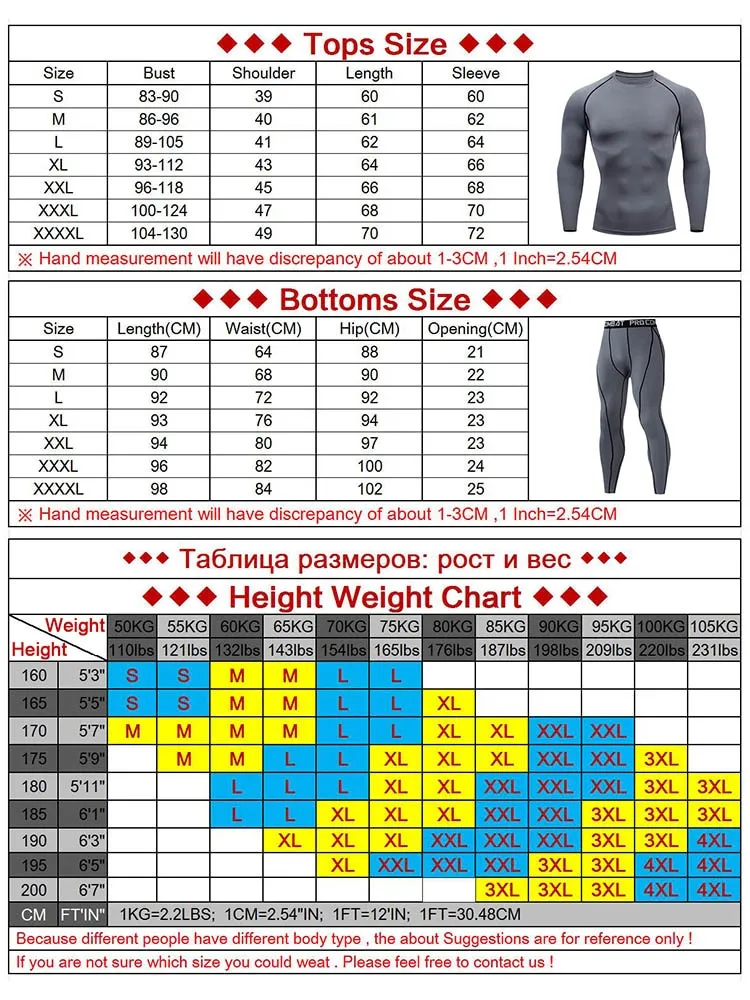 Men's Running Set Gym Long Sleeve T-shirt Pants Rashguard Tight Sport Set Men Compression Shirts Fitness Bodybuilding Clothing