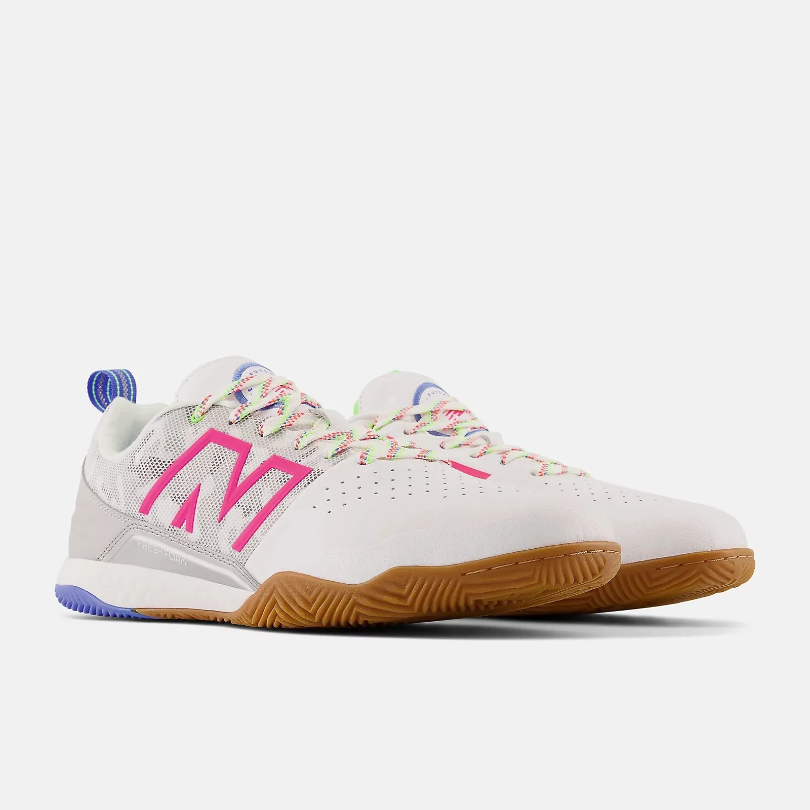 New Balance Fresh Foam Audazo v6 Pro IN - White/Bright Lapis/Alpha Pink