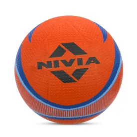 Nivia Craters Volleyball/Rubber Moulded Volleyball/for Indoor/Outdoor/for Men/Women/Volleyball Size - 4 (Orange)