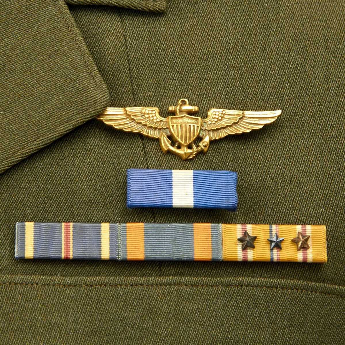 Original U.S. WWII USMC Aviator Battle Of Midway Navy Cross Recipient Named Grouping