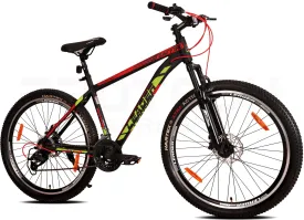 Saffire 27.5t 21-speed Alloy MTB Cycle With Dual Disc Brake And Front Suspension 27.5 T (21 Gear | Black)