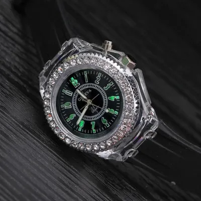 Silicone LED Luminous Sports WristWatches