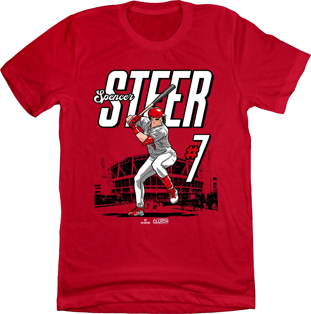 Spencer Steer MLBPA Stadium T-shirt