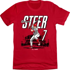 Spencer Steer MLBPA Stadium T-shirt