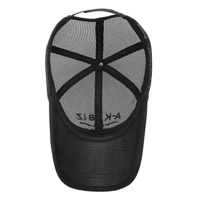 Sports Breathable Mesh Golf Snapback Hat / Quick Dry Baseball Cap - SF0824