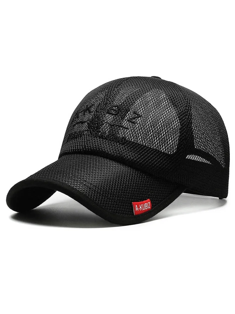 Sports Breathable Mesh Golf Snapback Hat / Quick Dry Baseball Cap - SF0824