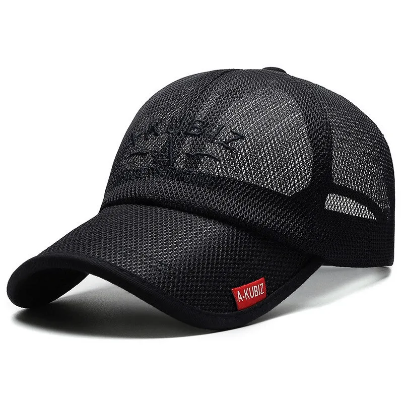 Sports Breathable Mesh Golf Snapback Hat / Quick Dry Baseball Cap - SF0824