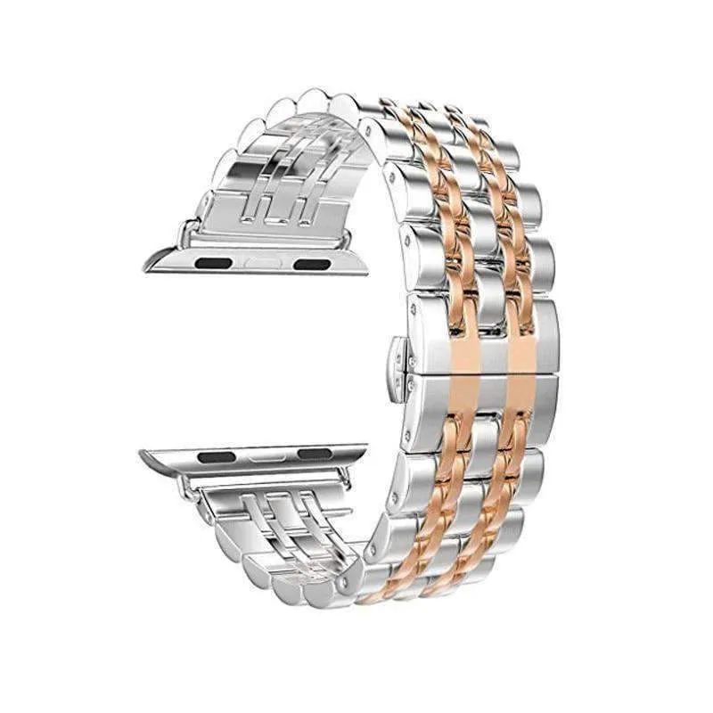 Stainless Steel Rolex Style Strap Links Metal Bracelet