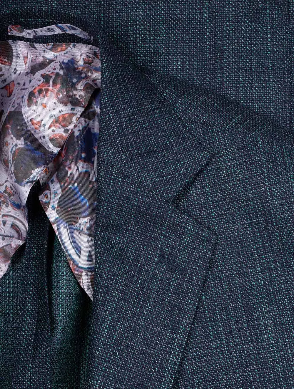 Subtle Check Sports Jacket Green