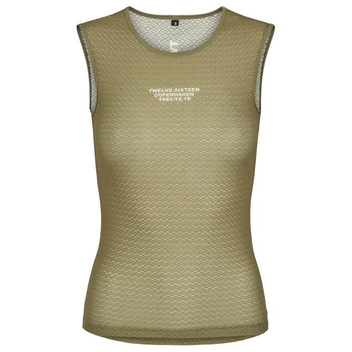 Twelve Sixteen Baselayer Tanktop Olive Women fit