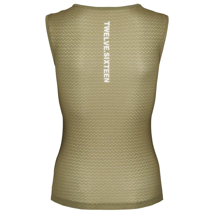 Twelve Sixteen Baselayer Tanktop Olive Women fit