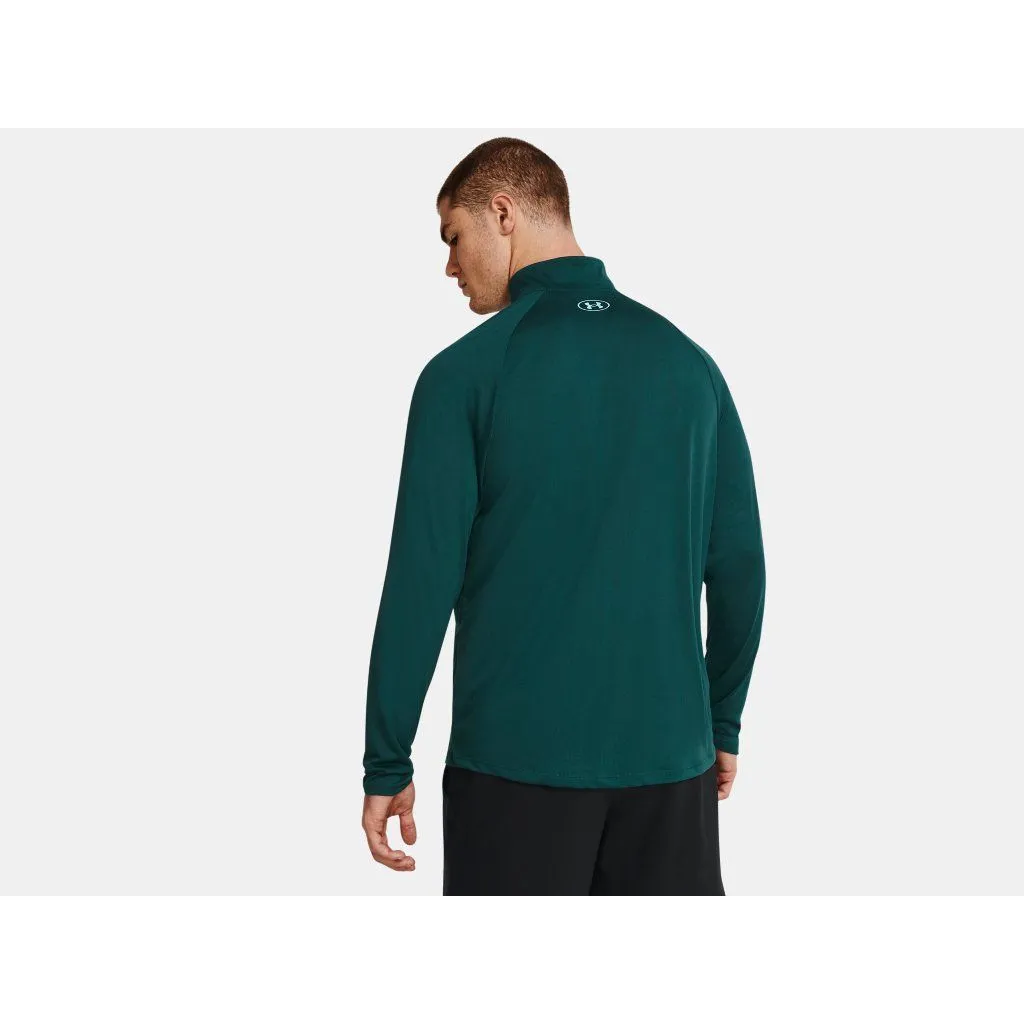 Under Armour Mens Tech 2.0 ½ Zip Long Sleeve Top Hydro Teal