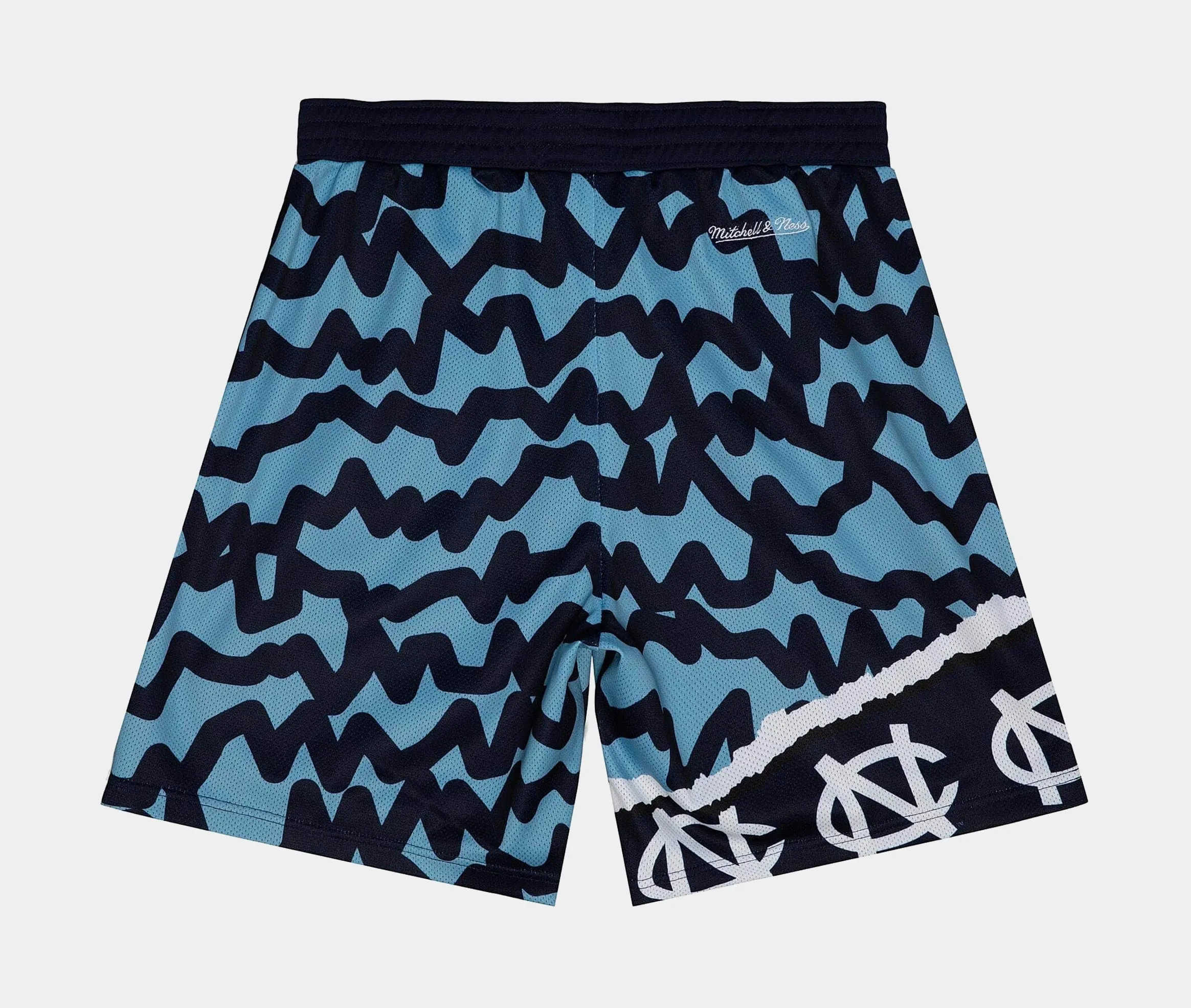 University Of North Carolina Jumbotron 2.0 Sublimated Shorts Mens Shorts (Black/Blue)