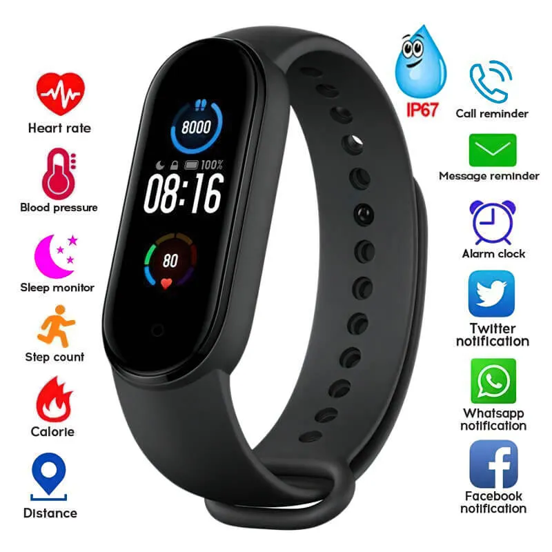 Waterproof Sports Smart Watch for Adults and Kids - SF0556