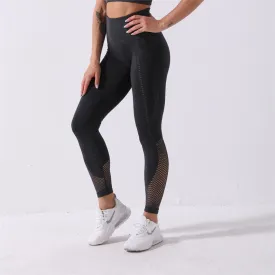 Women High Waist Sports Leggins Seamless Fitness Leggings Gym Fitness Booty Leggings Running Yoga Pants Butt Leggings Lady A020P