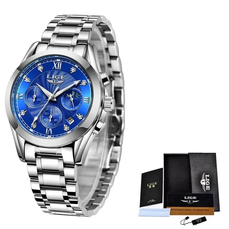 Women Top Brand HD Bright Quartz Luxury Wrist Watch