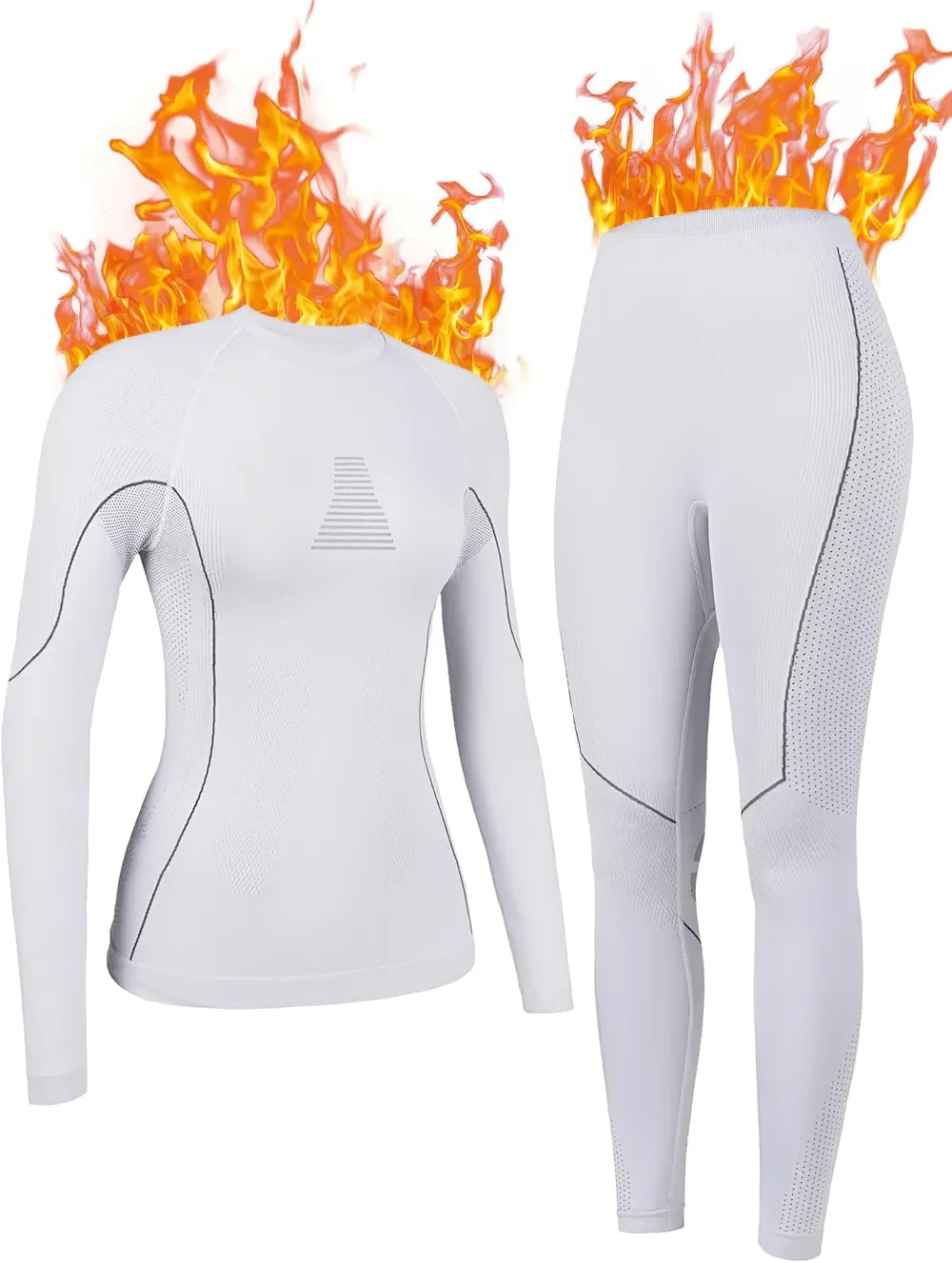 Women's Elastic Thermal Ski Base Layer Set - SF2255