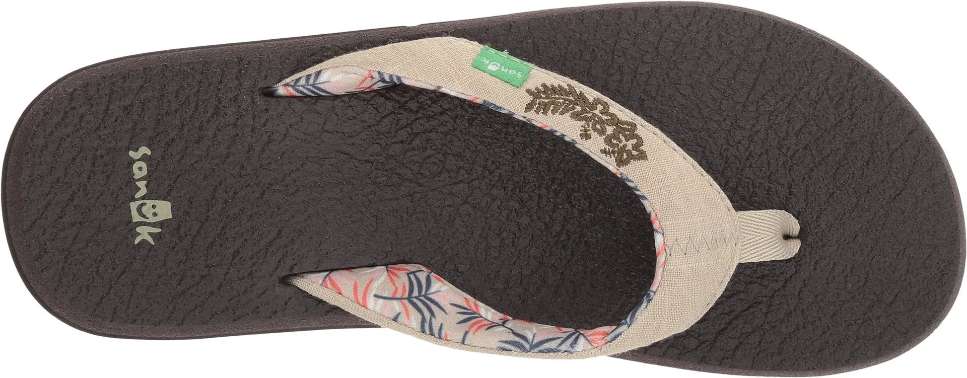 Women's Shoes Sanuk YOGA PARADISE 2 Flip Flop Sandals 1091869 NATURAL PARADISE