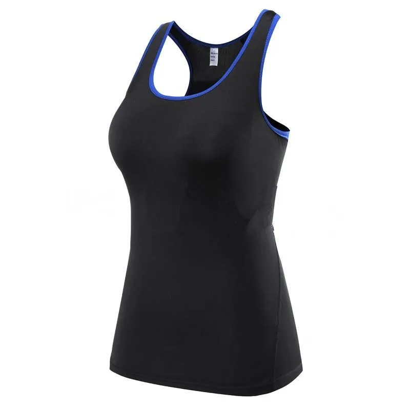 Women's Sports Top / Tight Stretch Top / Quick Dry Sleeveless Running Top - SF0038