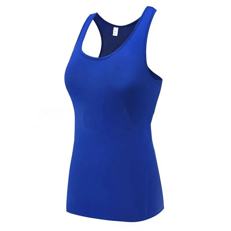 Women's Sports Top / Tight Stretch Top / Quick Dry Sleeveless Running Top - SF0038