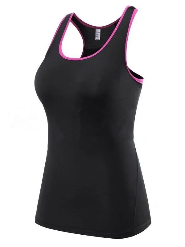 Women's Sports Top / Tight Stretch Top / Quick Dry Sleeveless Running Top - SF0038