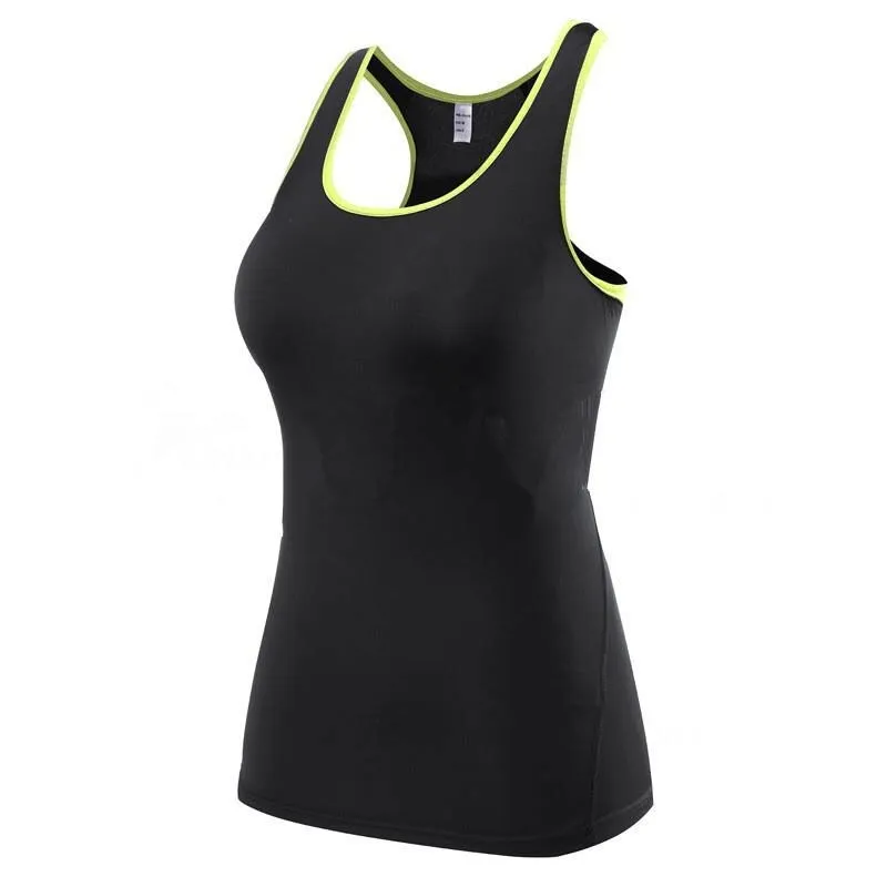 Women's Sports Top / Tight Stretch Top / Quick Dry Sleeveless Running Top - SF0038