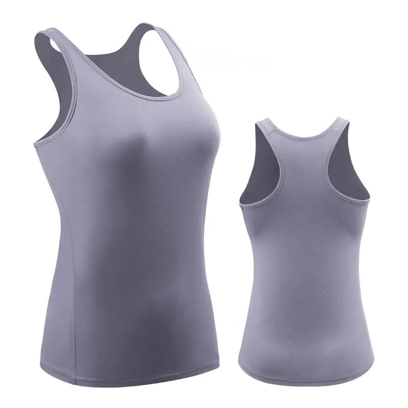 Women's Sports Top / Tight Stretch Top / Quick Dry Sleeveless Running Top - SF0038