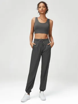 Women's Stylish Joggers and Sports Bra Set - SF2089