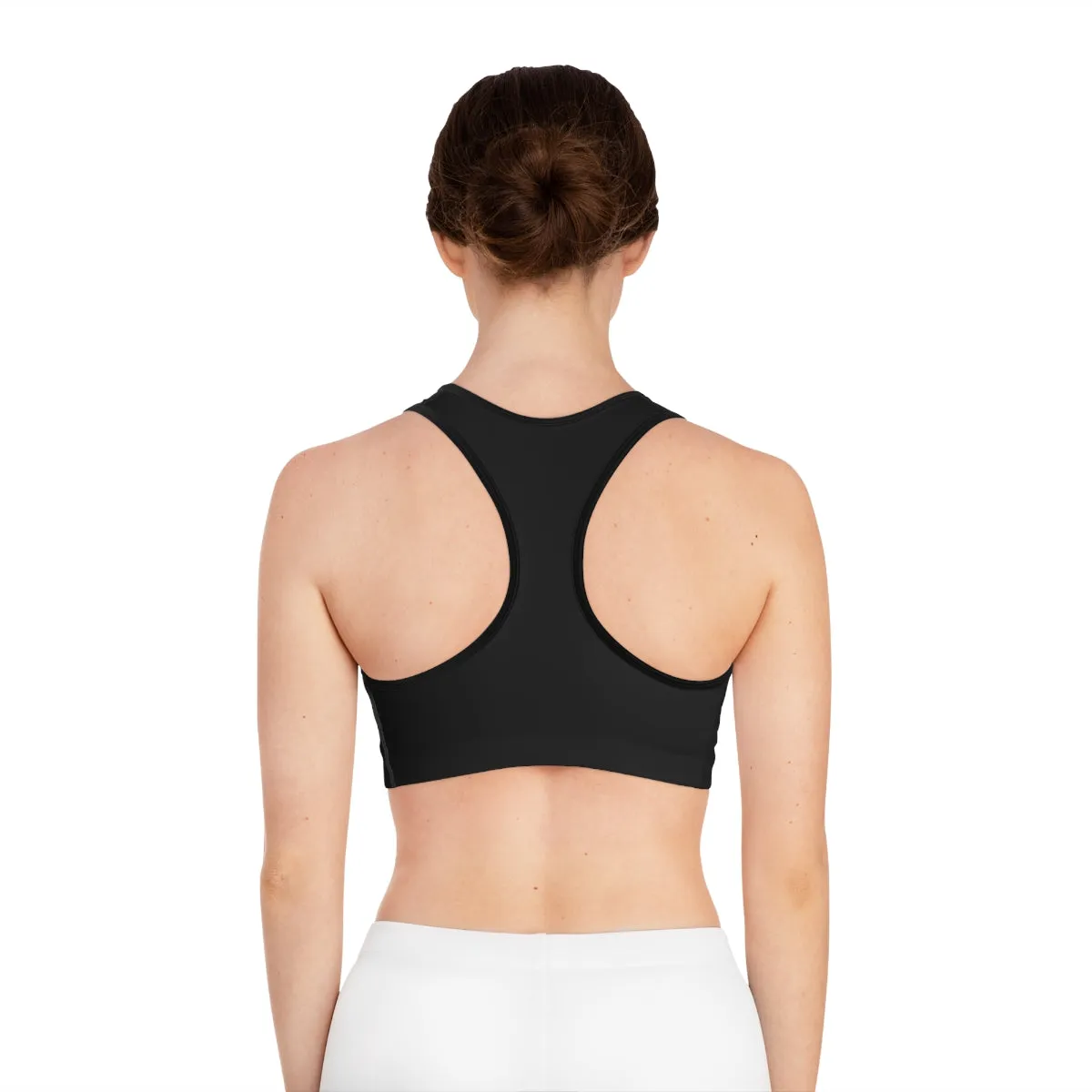 Yoga Spiritual Meditation Women Sports Bra - Metamorphosis 555 Angel Number